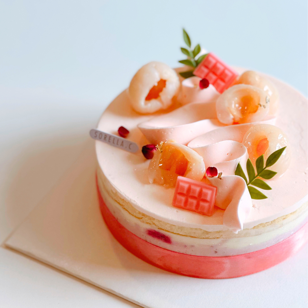 Lychee Rose Almond 6"