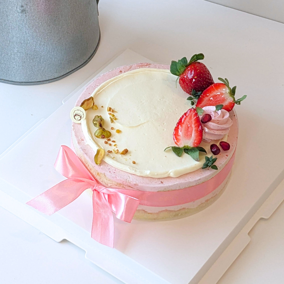 Strawberry Lemon Pistachio 6“