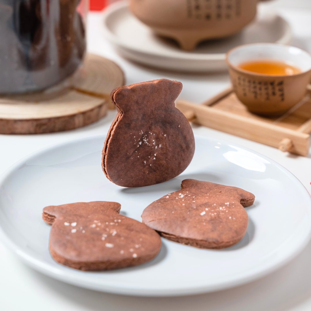 Dark Chocolate Seasalt Butter Cookie CNY